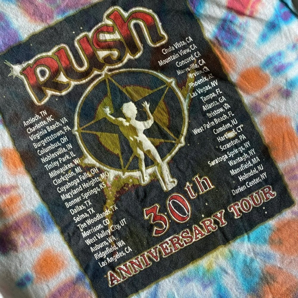 Rush 30th Anniversary Tie Dye Tour Tee - Picture 5 of 12